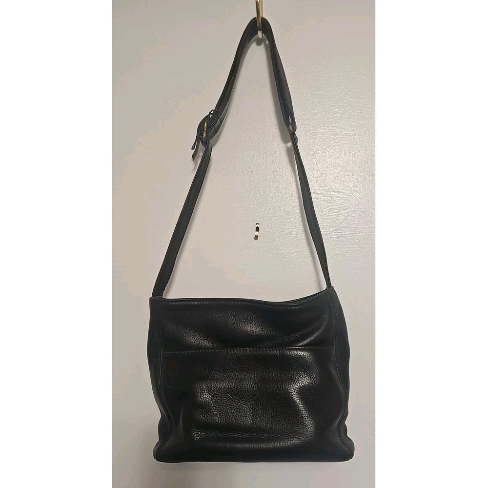 Coach  Black Leather Vintage Legacy Shoulder Bag Made in USA